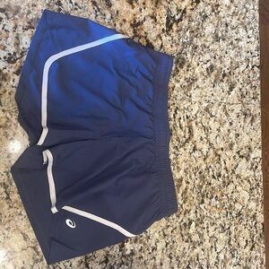 ASICS NWT (just not attached) slate blue running shorts